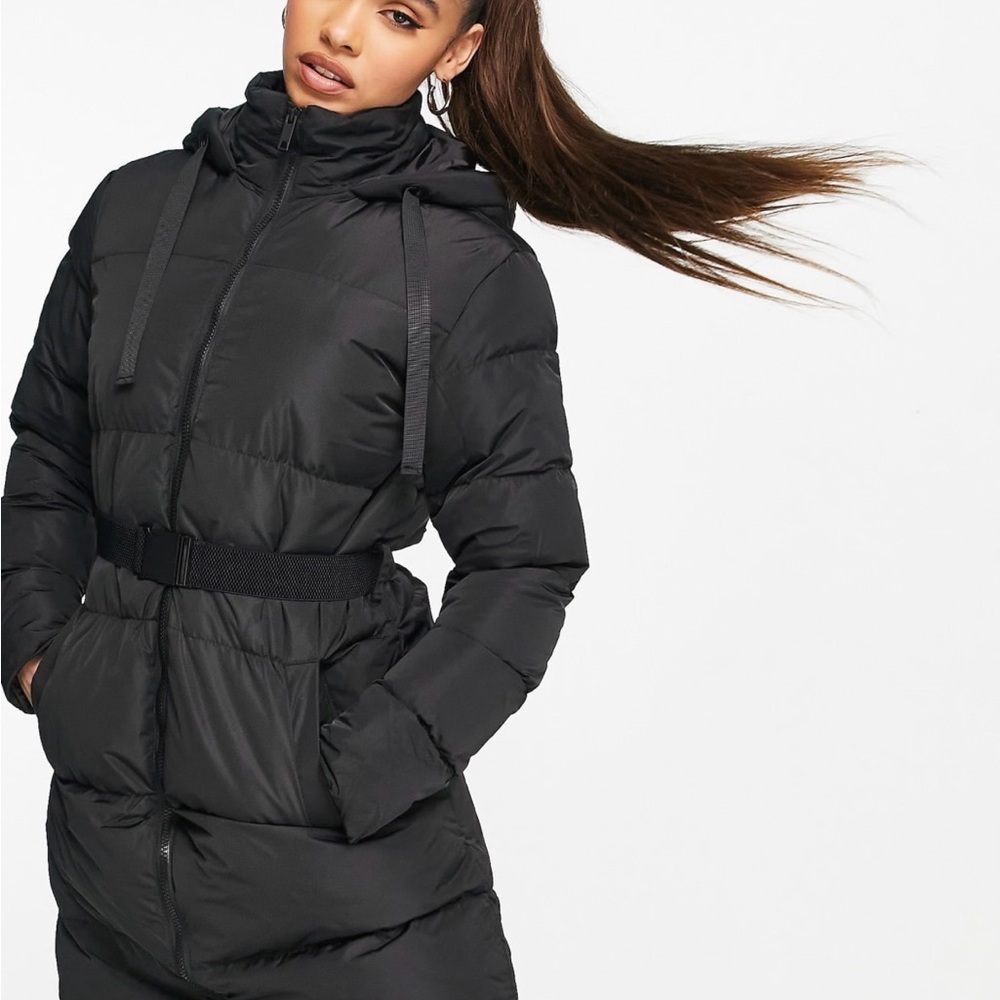 Threadbare Hendricks Puffer Jacket In Black - image 5